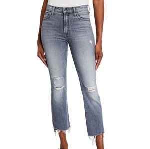 NWOT Mother Insider Crop High Rise Boot Jeans